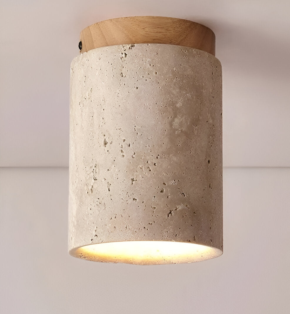 Marmor & Trä Inbyggd Spotlight för Elegant Belysning