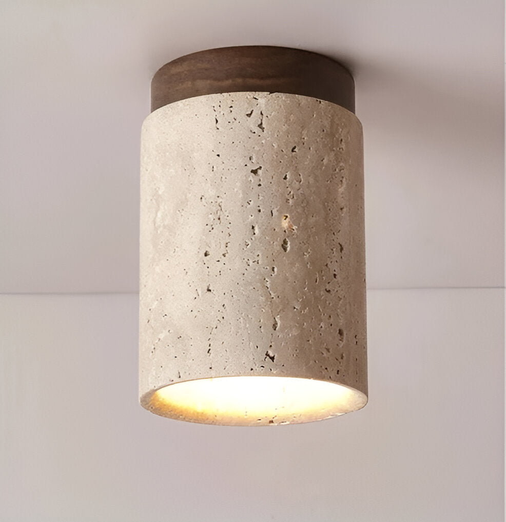 Marmor & Trä Inbyggd Spotlight för Elegant Belysning
