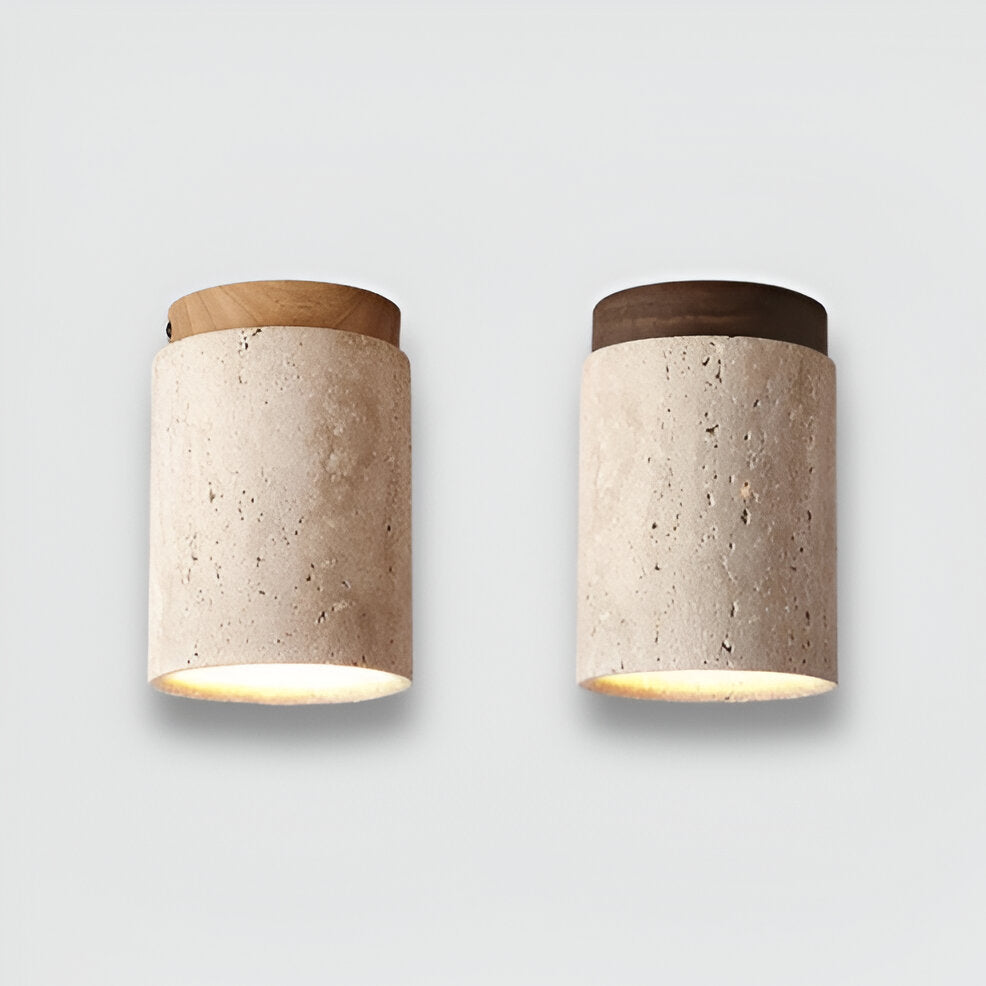 Marmor & Trä Inbyggd Spotlight för Elegant Belysning