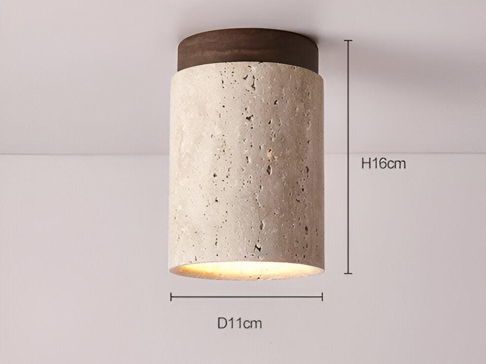 Marmor & Trä Inbyggd Spotlight för Elegant Belysning