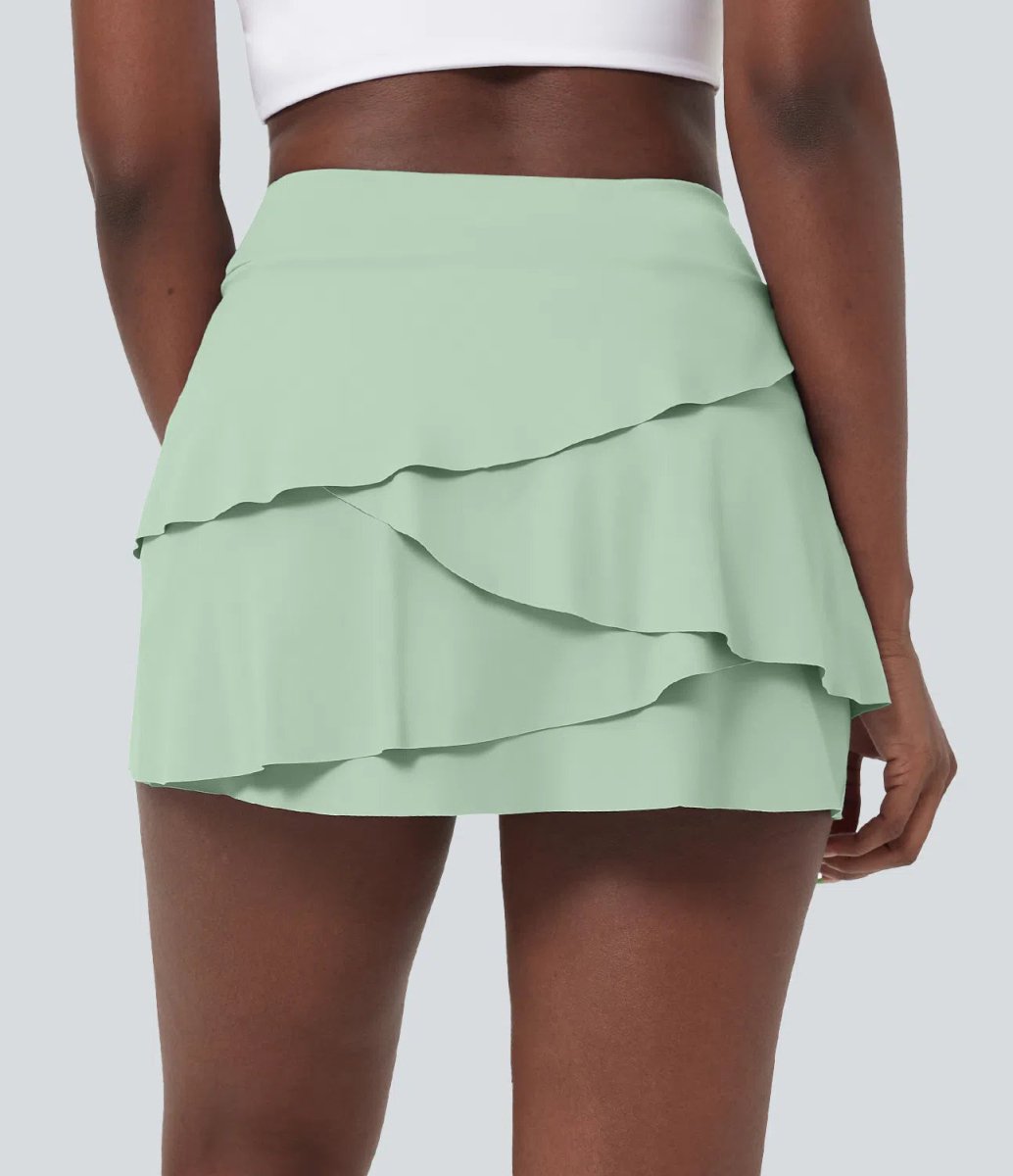 MARIPOSA Golfkjol - Feminin lagerlook med integrerade shorts