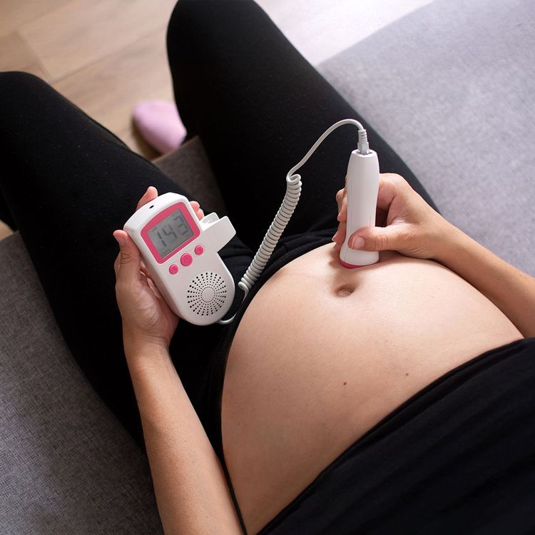 Fetal Doppler hjärtfrekvensmonitor med LCD-display