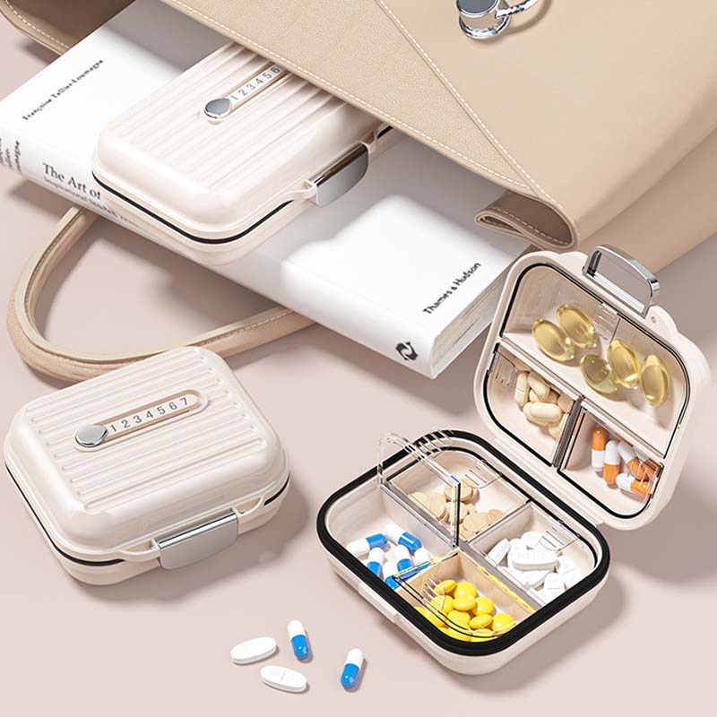 MediVault – Kompakt piller burk med trefaldigt tätningsskydd