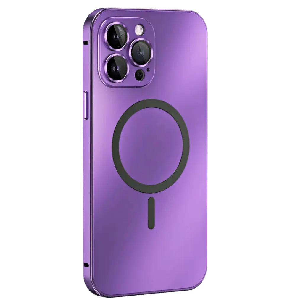 Telefonfodral Magnetisk Metall Tunn Skyddande Fodral