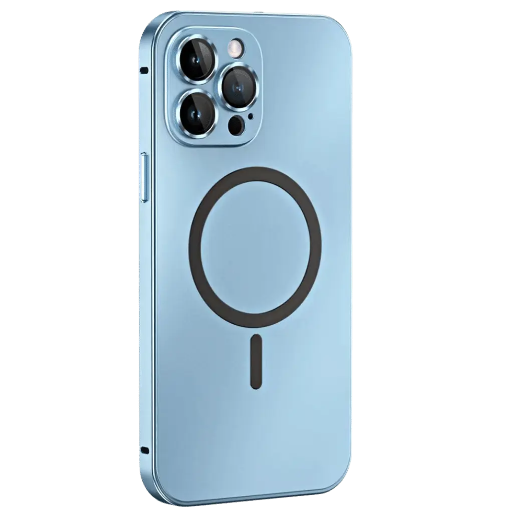 Telefonfodral Magnetisk Metall Tunn Skyddande Fodral