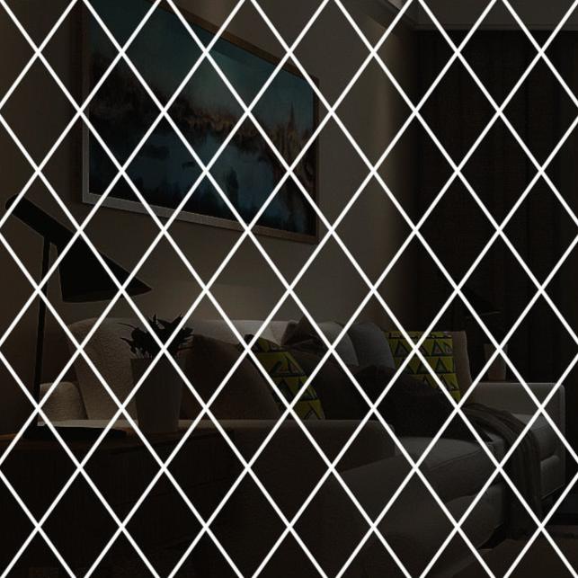 MirraShape 3D-spegeltrianglar - Förvandla dina väggar med modern djup och glans