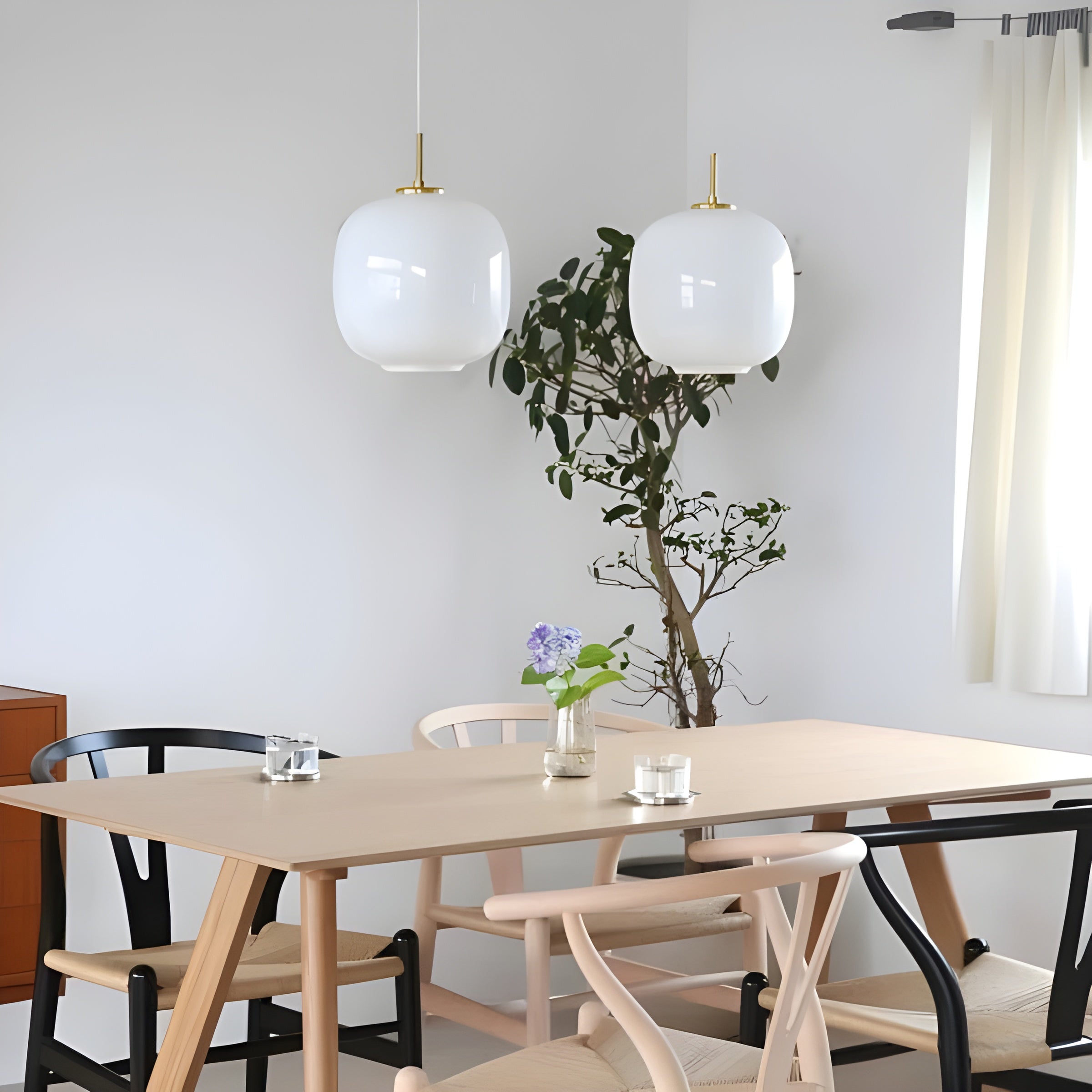 AuroraGlobe Ljus - Nordisk Glas-Kula LED Pendelarmaturer