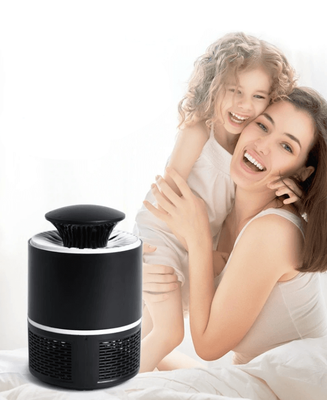 Moskitofälla - Ljudlös UV-mygglampa för giftfritt skydd