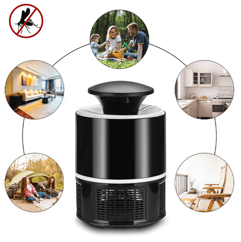 Moskitofälla - Ljudlös UV-mygglampa för giftfritt skydd