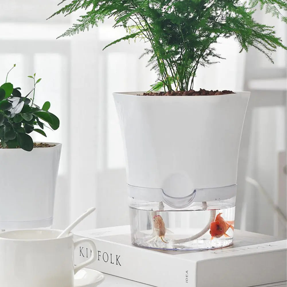 AquaPlanter - Smart Blomkruka och Miniakvarium i Ett
