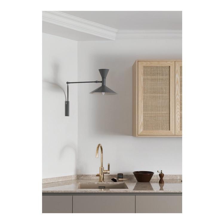Inomhus Swing Arm Vägglampa För Sovrum Och Vardagsrum