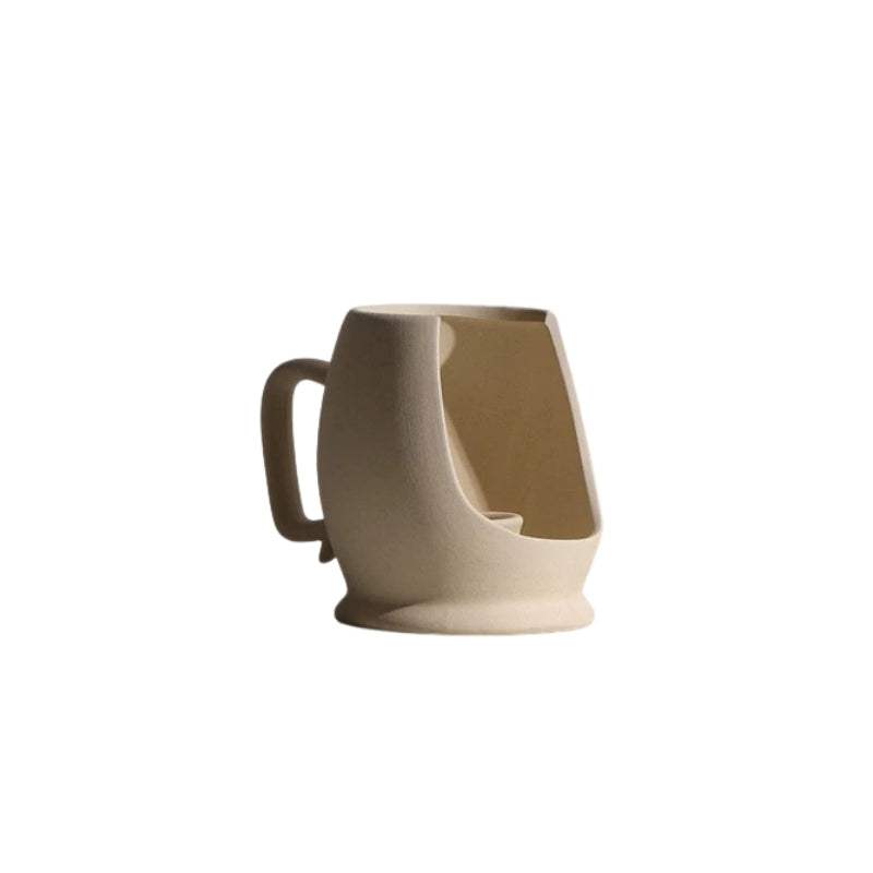 Moderna minimalistiska keramikvaser och ljusstakar för stilren dekoration