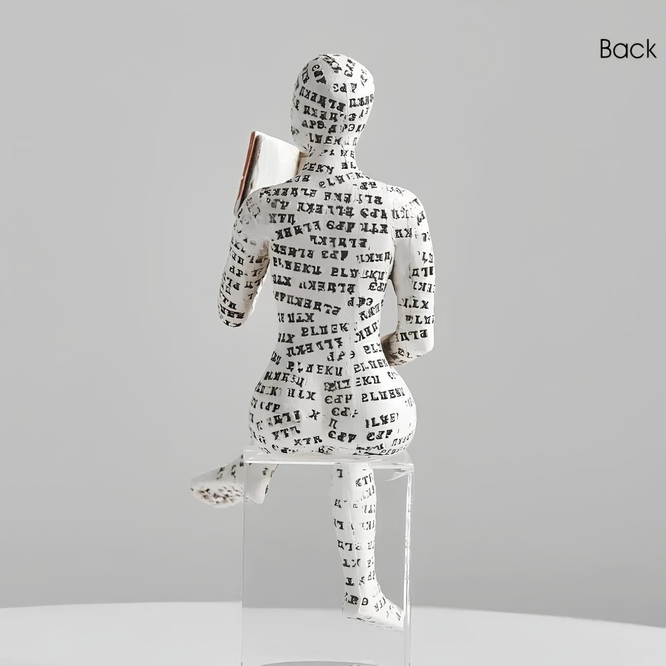 Modern Reading Egyptisk Mumie Figur för Unik Heminredning