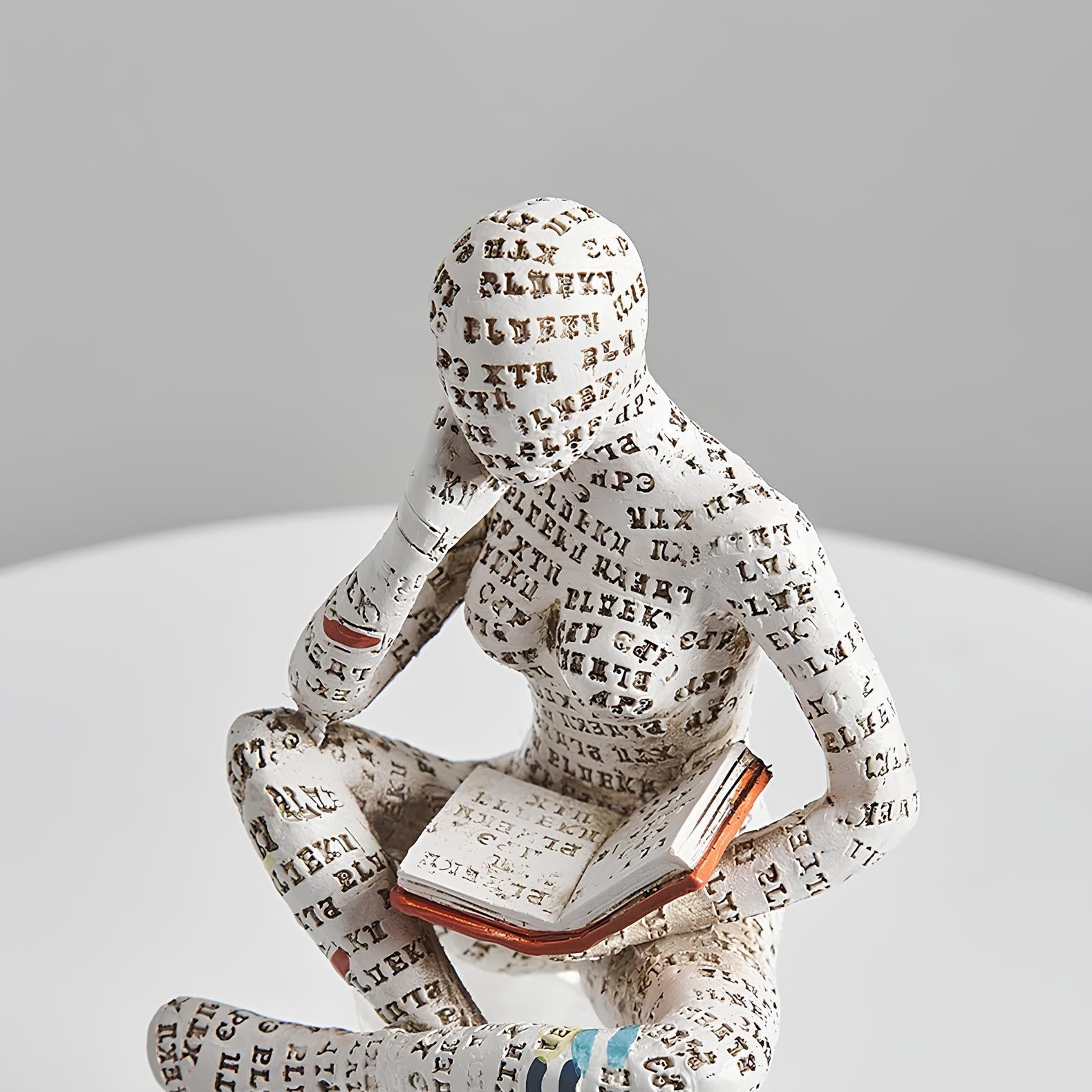 Modern Reading Egyptisk Mumie Figur för Unik Heminredning