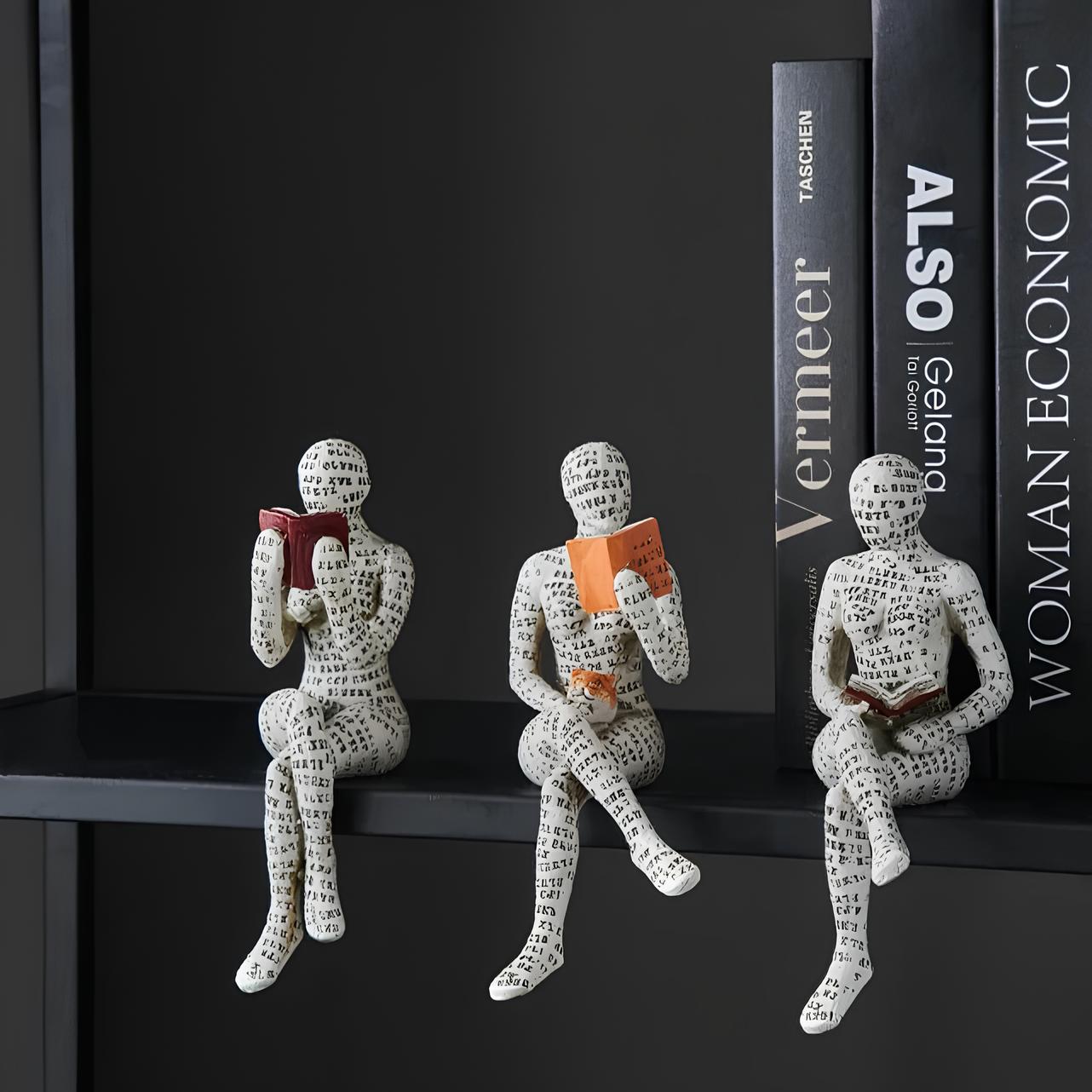 Modern Reading Egyptisk Mumie Figur för Unik Heminredning