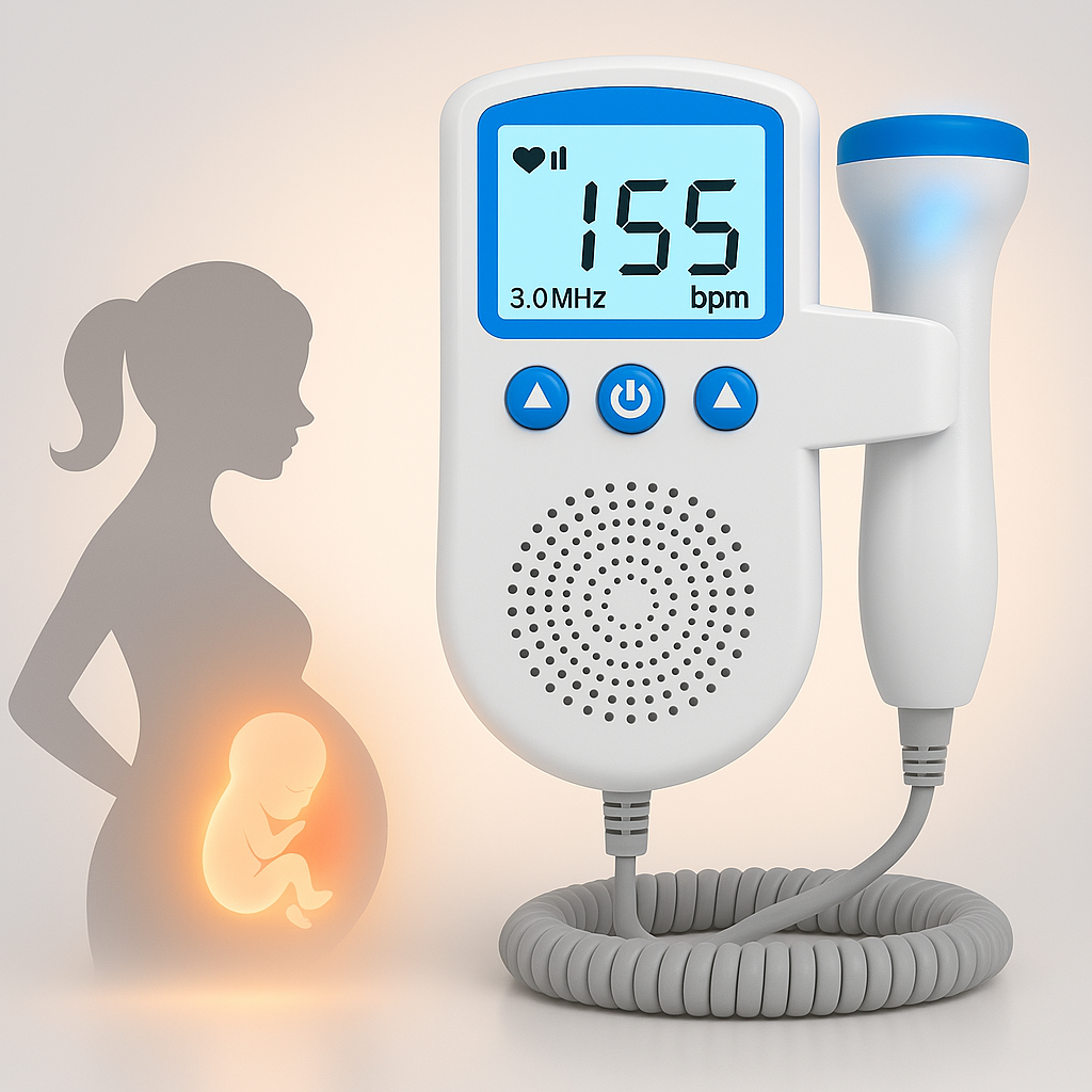 Fetal hjärtmonitor med LCD-display