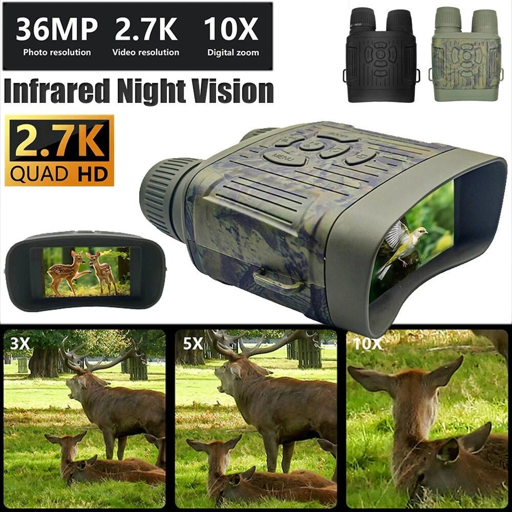 NightPulse - Nattvisionskikare med infraröd teknik & inspelningsfunktion