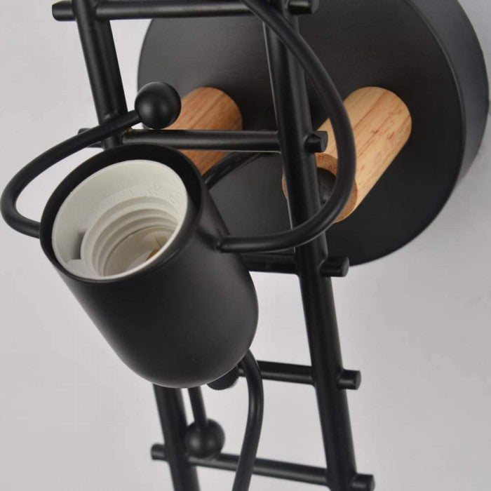 RetroBeam – Elegant Retro Vägglampa för Personligt Anpassad Hem Décor