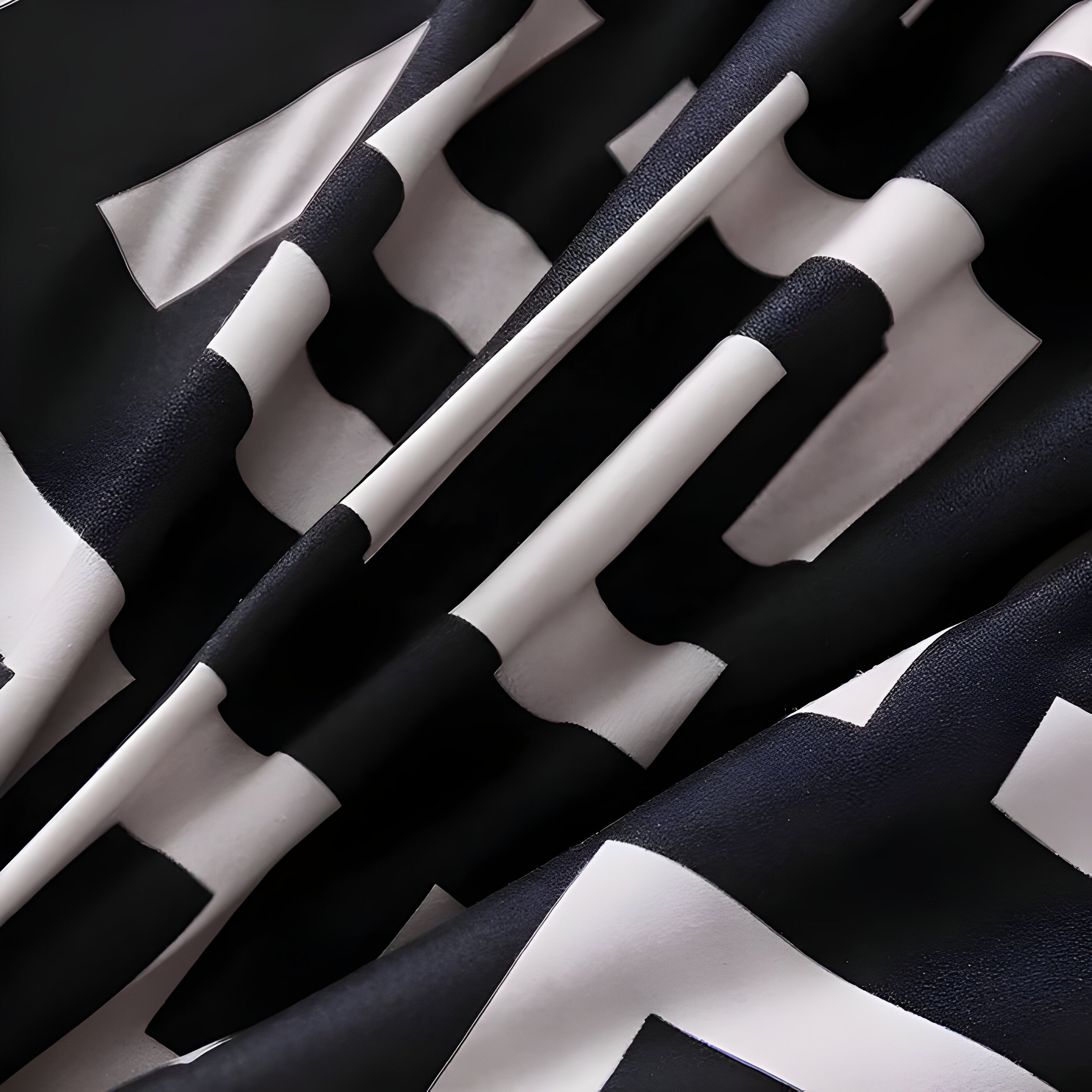 BlackBliss - Modernt Svart Sängklädesset