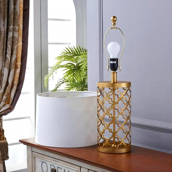 OpalGlow - Elegant Genombruten Bordslampa för Raffinerade Rum