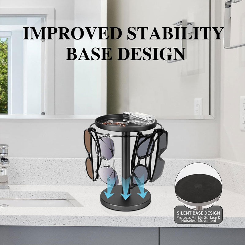 OPTITURN – Stilfull 360° roterande glasögonhållare för effektiv förvaring