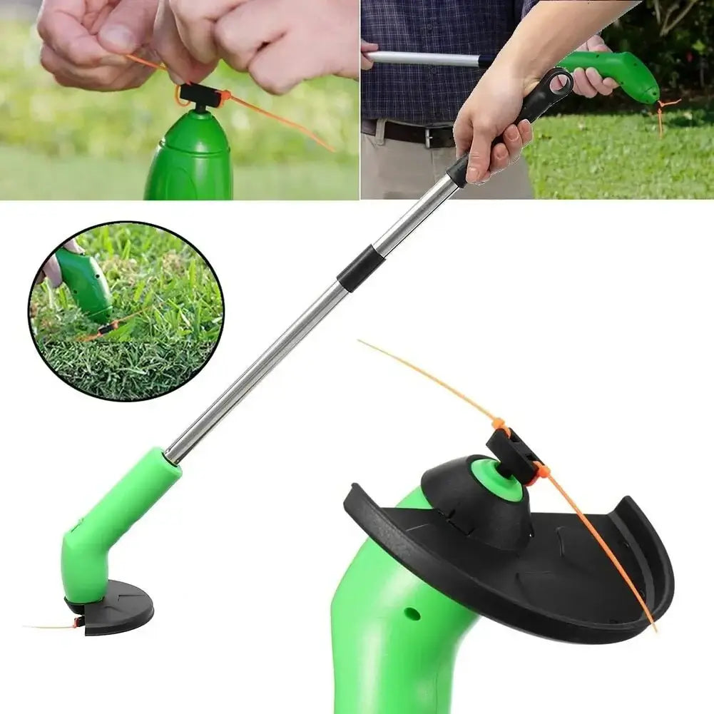RoyallureCordless Mini Weed Trimmer – Lättviktig, Tyst, Enhandse Precision för Gräs & Kanter