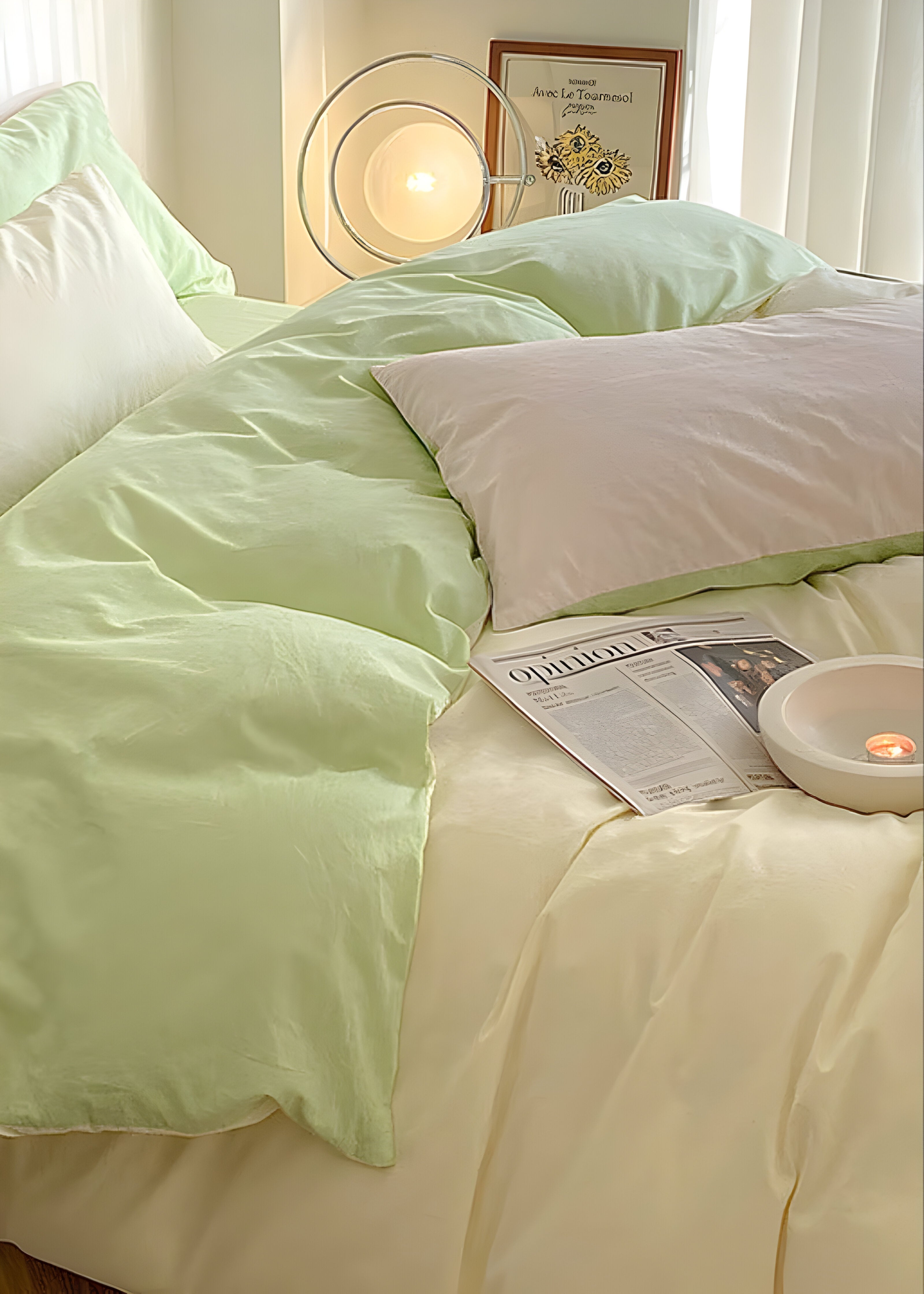 SunriseDream Set - Mjuk Duo Färgad Sängset