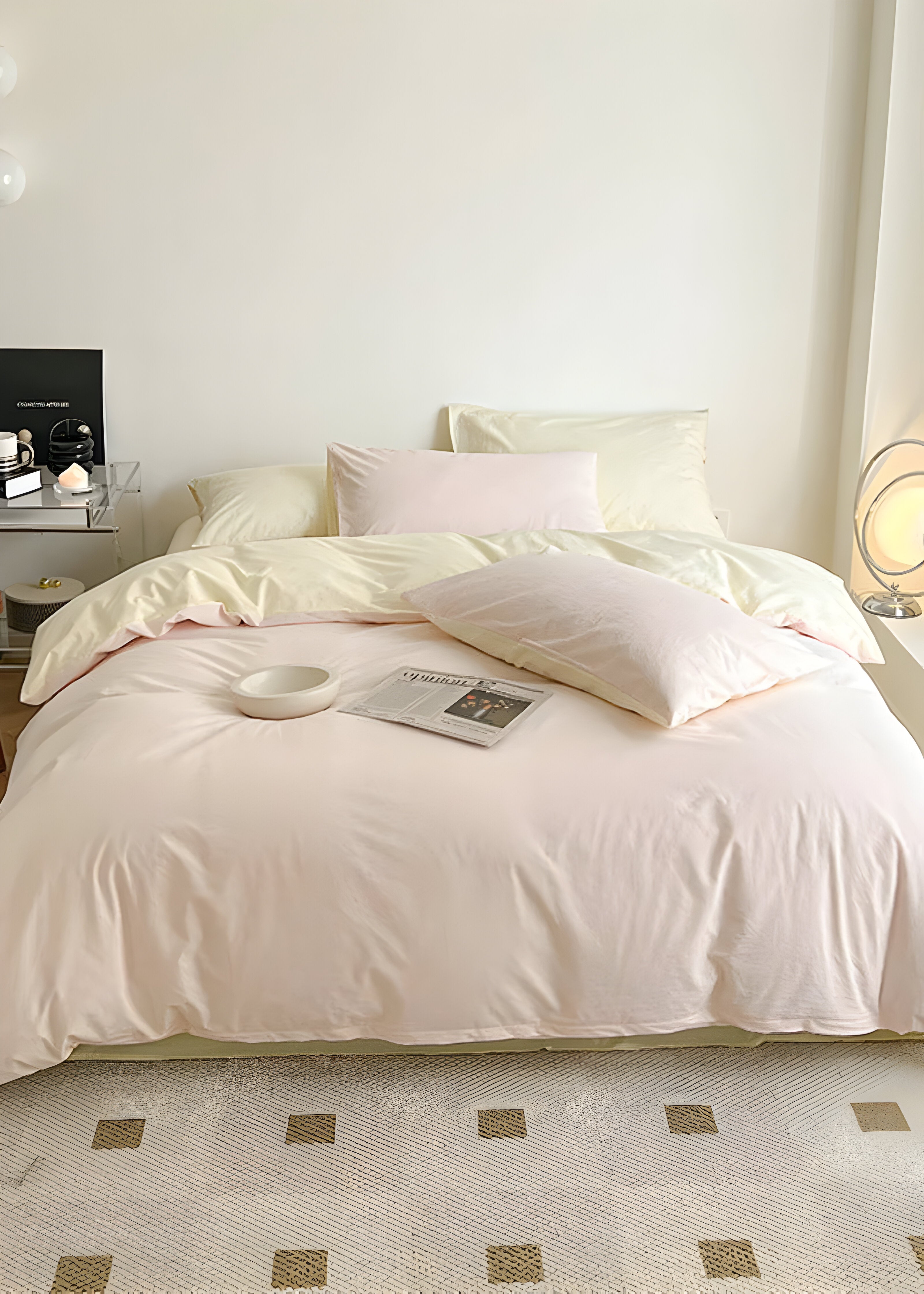 SunriseDream Set - Mjuk Duo Färgad Sängset