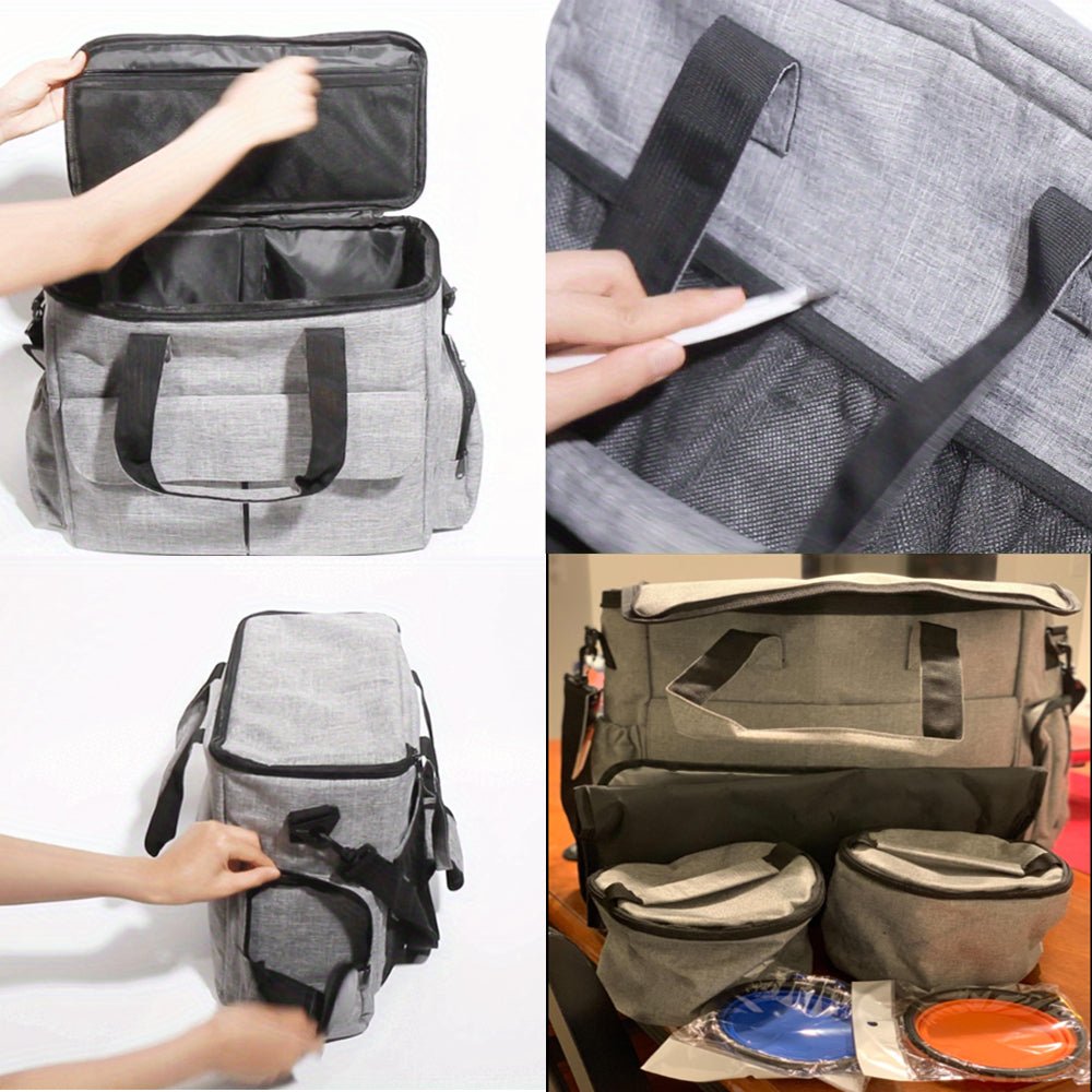 PAW BAG OUTDOOR – Vattentät hundreseransryggsäck med vikbara skålar & förvaringsutrymme