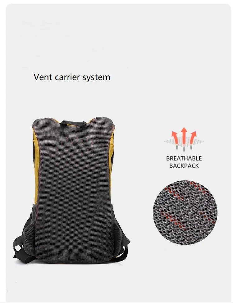 PEAKFLOW 20L – Lätt vattentålig ryggsäck för vandring och cykling vid utomhusäventyr