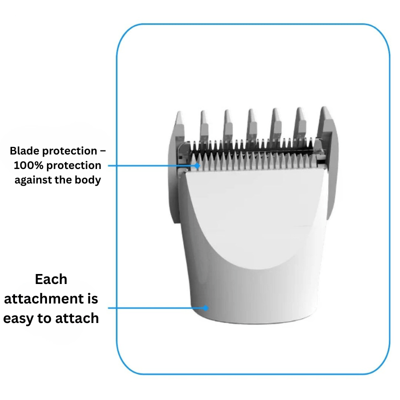 GROOMIX – 4-i-1 Husdjurstrimmer för päls- och klotvård