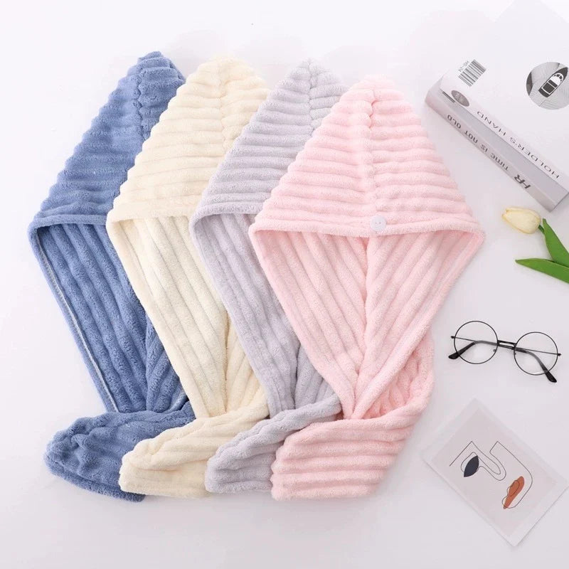 Praktiskt hårtorkhandduk