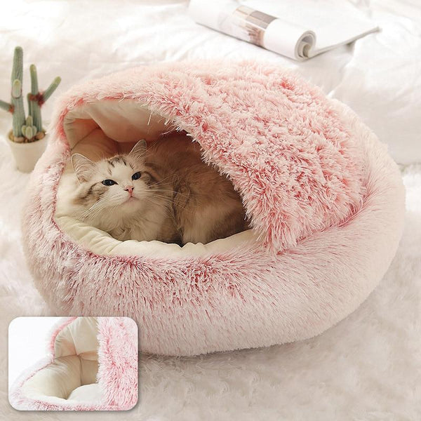 Kattgrotta Säng Plush Ortopedisk Bo