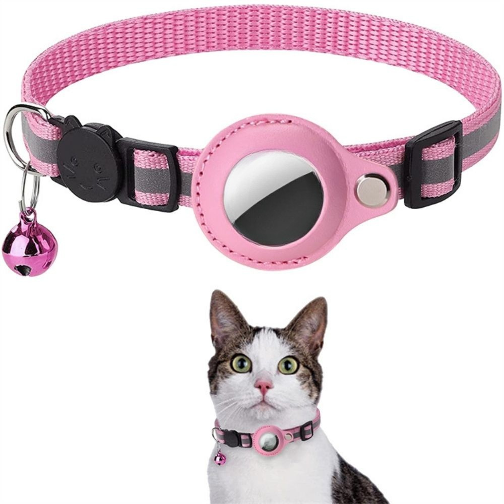 Katt Halsband Nylon Reflekterande GPS Tracker Rem