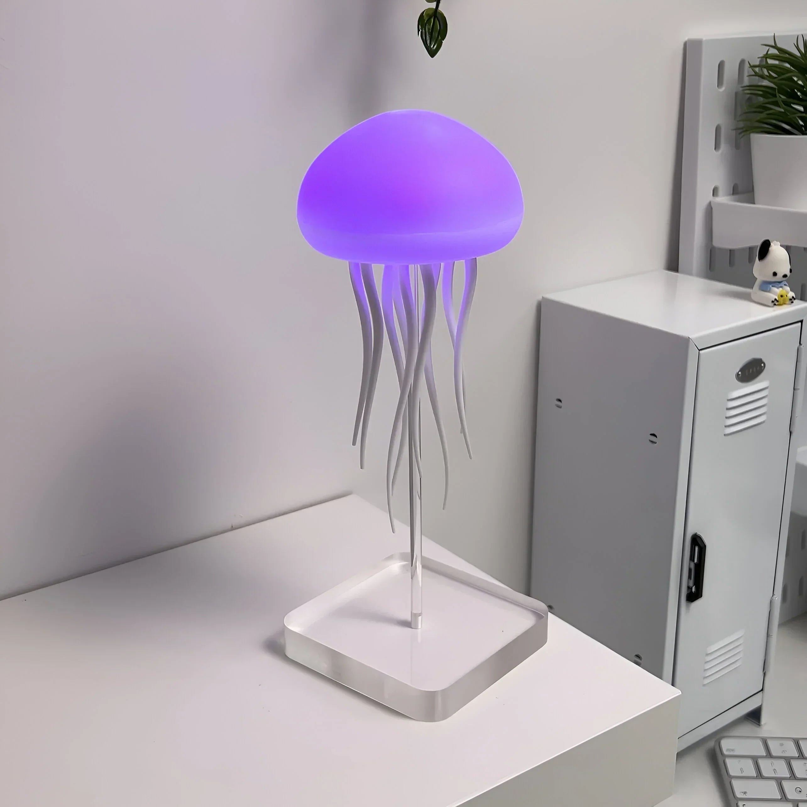 JellyBeat Aura | Färgskiftande LED-manetlampa med röreleffekt för stämningsfull belysning
