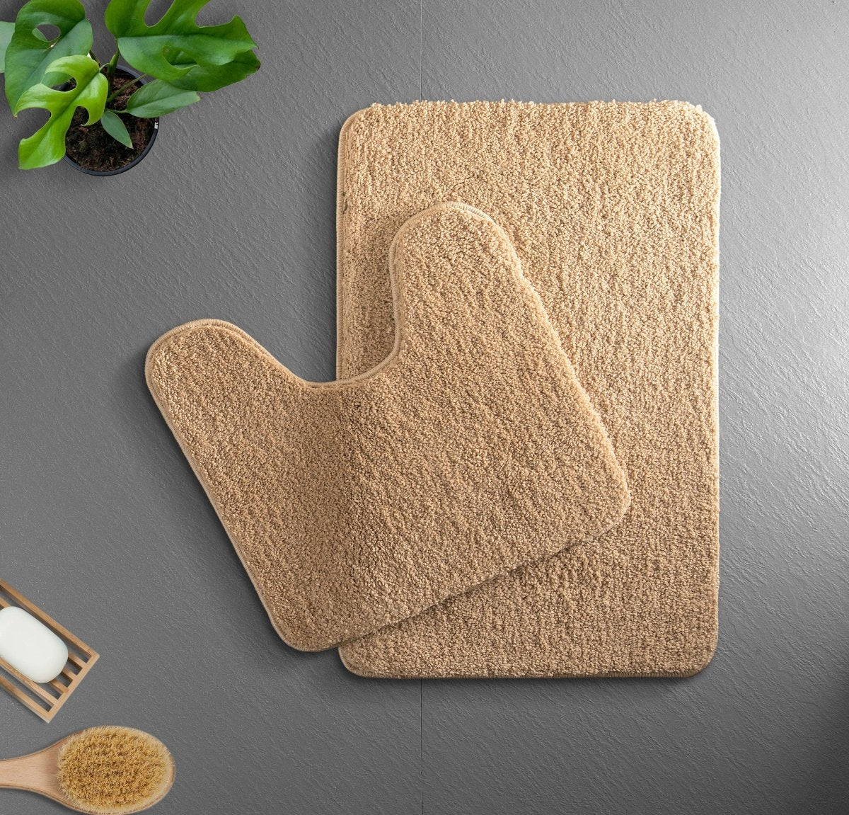 PLUSHDRY – Ultra mjuk Mikrofiber badmatta med snabb absorption och halkskyddssäkerhet