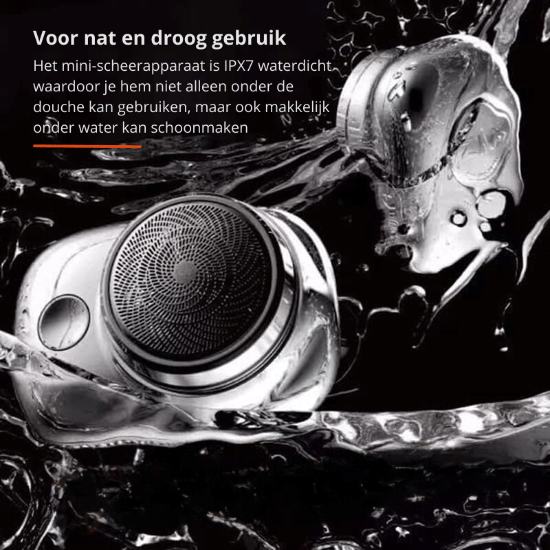 Pocketshave - Kompakt vattentät rese rakapparat för en snabb och jämn rakning