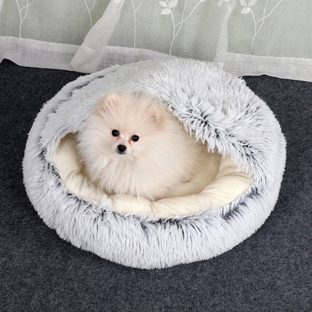 Kattgrotta Säng Plush Ortopedisk Bo