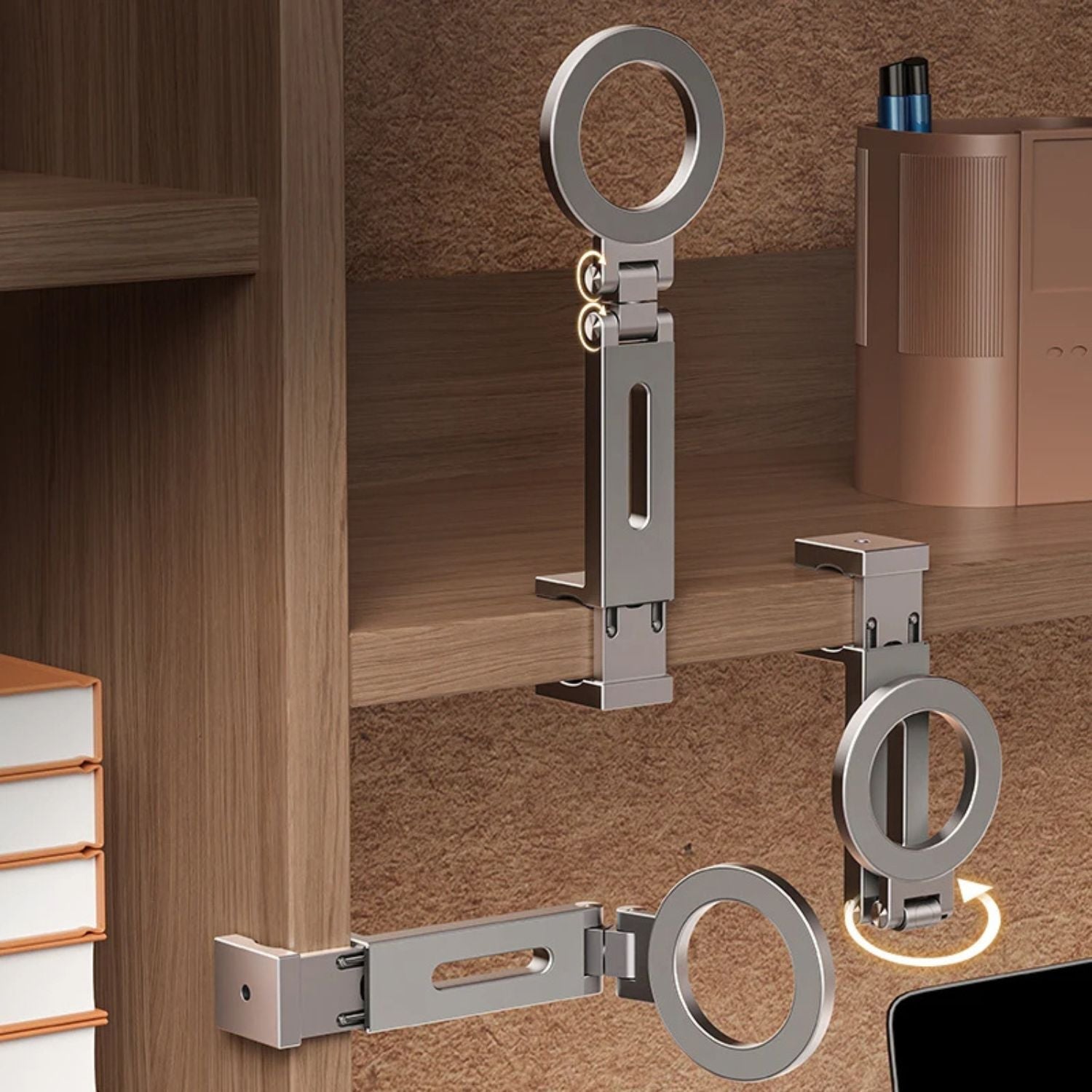 Telefoni Ställ med Magnetisk Aluminium Bas