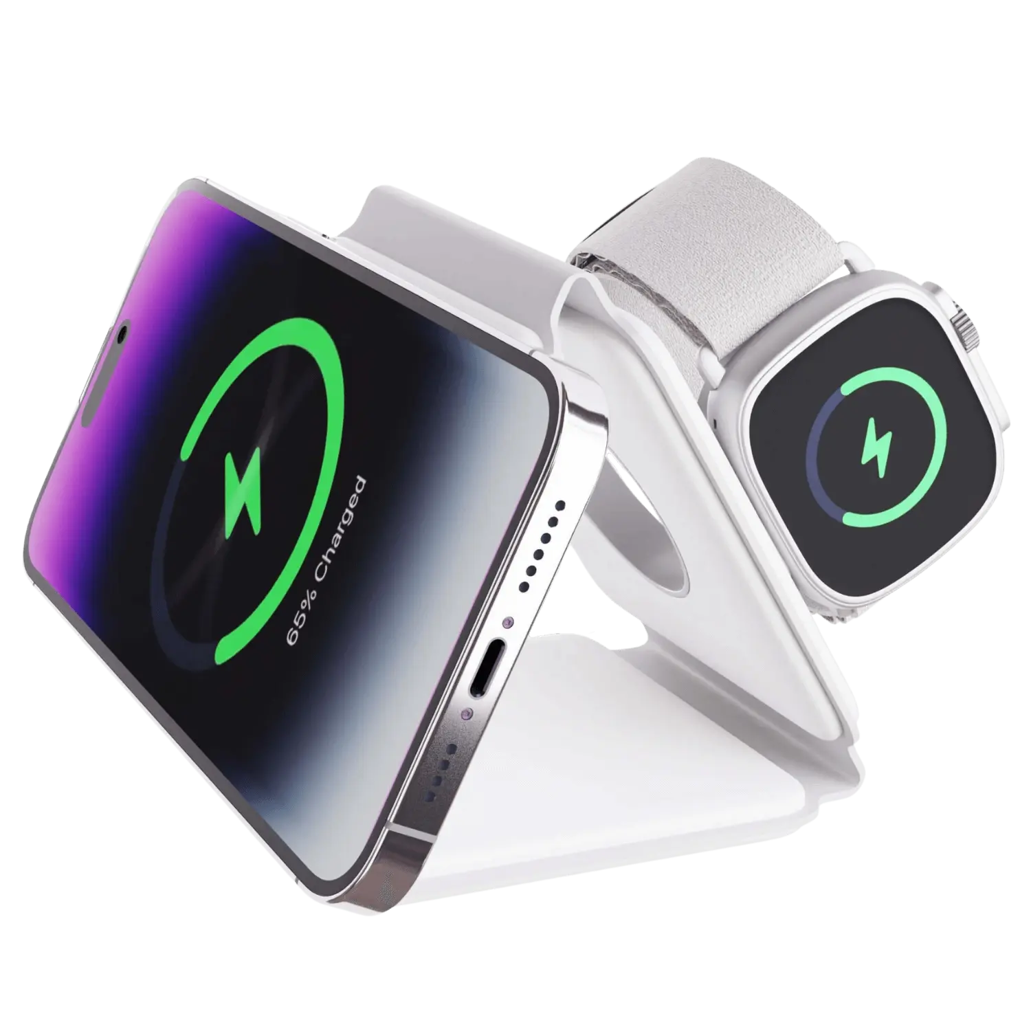 Trådlös laddare Fällbar reseladdningsplatta