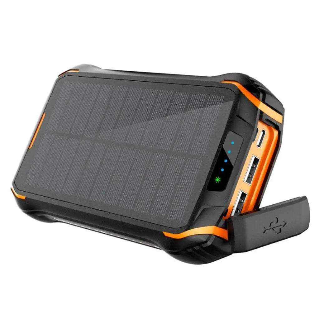 Powerbank Solar Snabbladdning Utomhus Vattentät