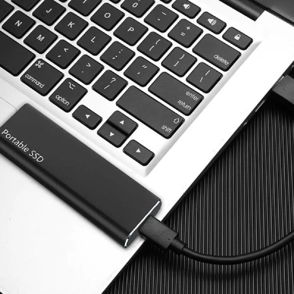 Bärbar SSD med USB-C Snabb Dataöverföring