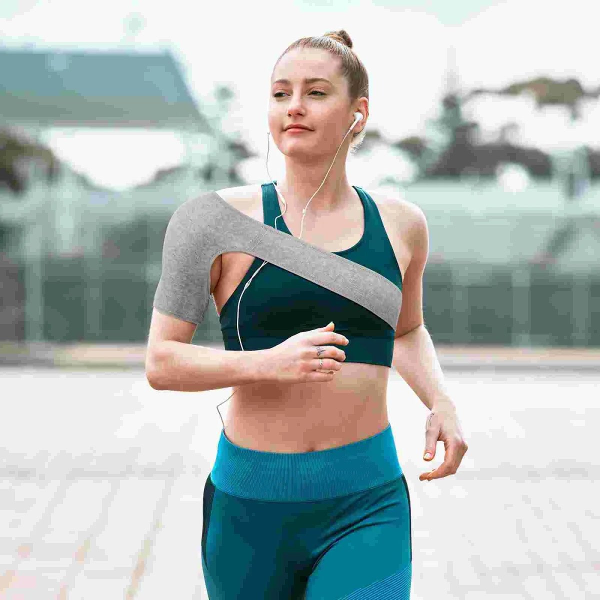 PowerPad – Justerbart axelstöd med ergonomiska fitnesskuddar