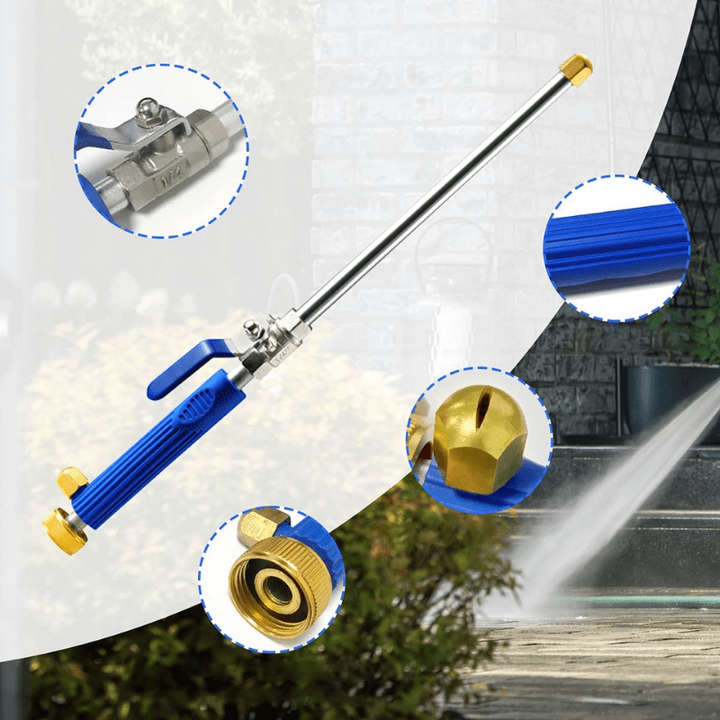 PowerSpray Pro - Högtrycksslangmunstycke för enkelt djup rengöring