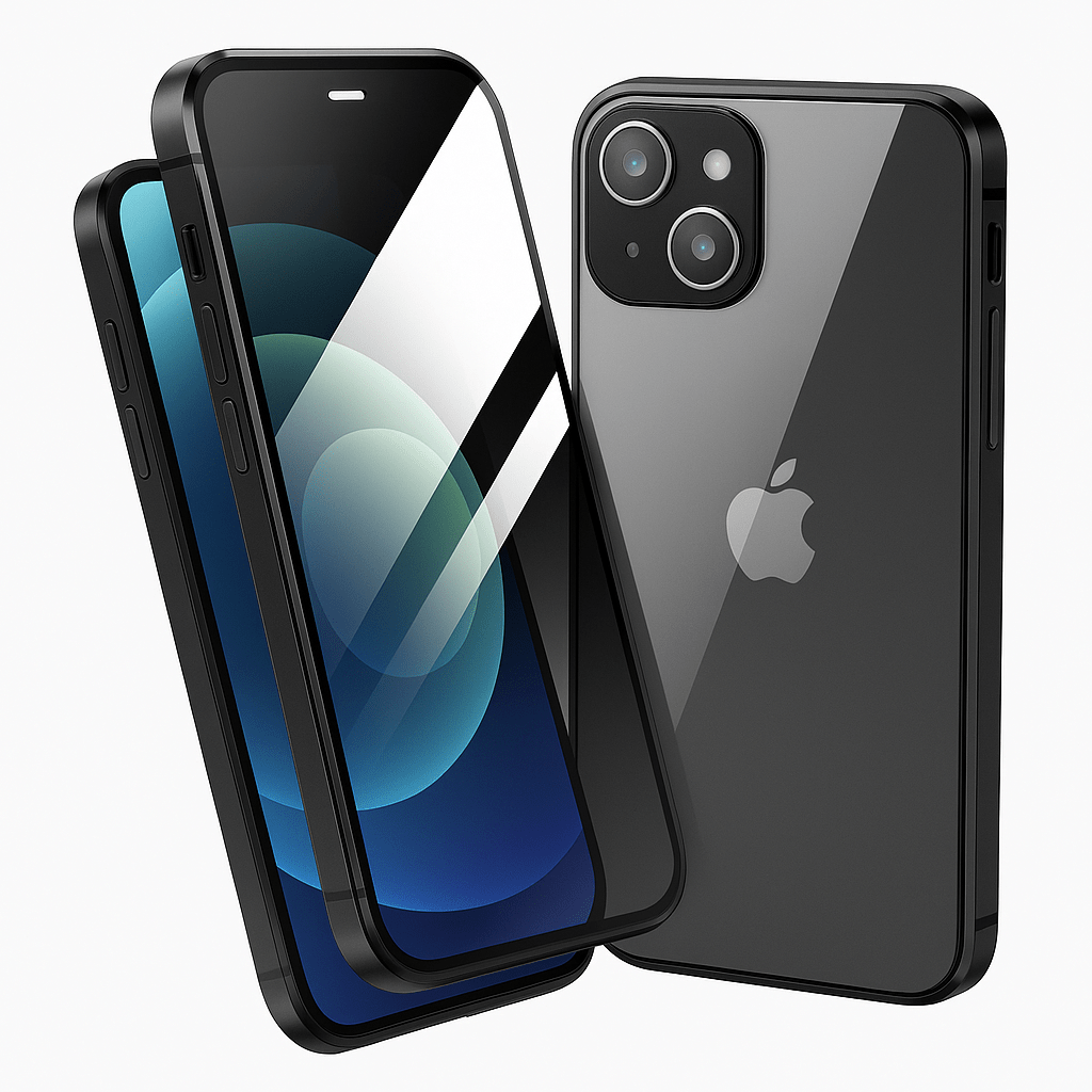 PRIVASHIELD – Magnetisk sekretesshölje med display-skydd för iPhone