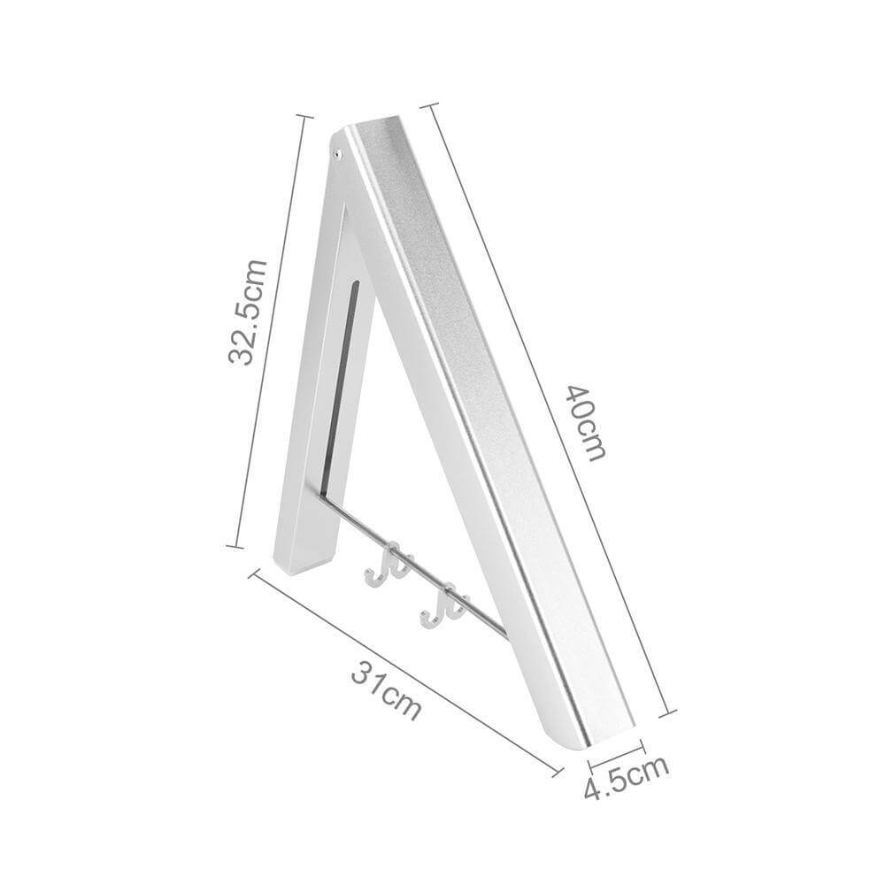 Carvallo - Hopfällbar torkställning för kläder på väggen