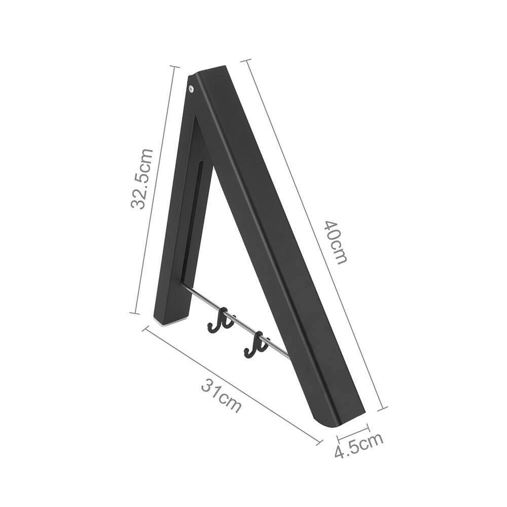 Carvallo - Hopfällbar torkställning för kläder på väggen