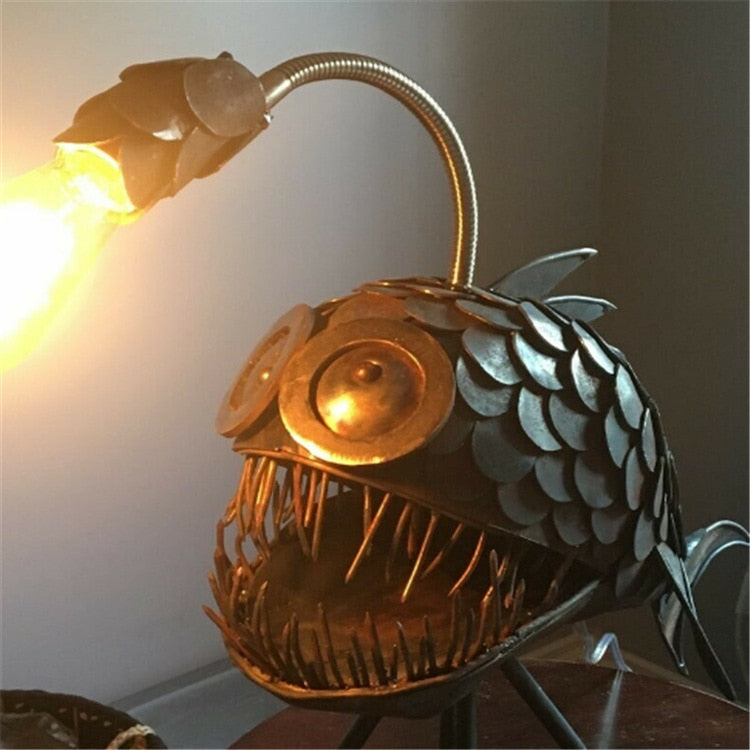 Royallure Angler Fish Lamp – USB Driven LED Nattlampa för Eccentrisk Heminredning