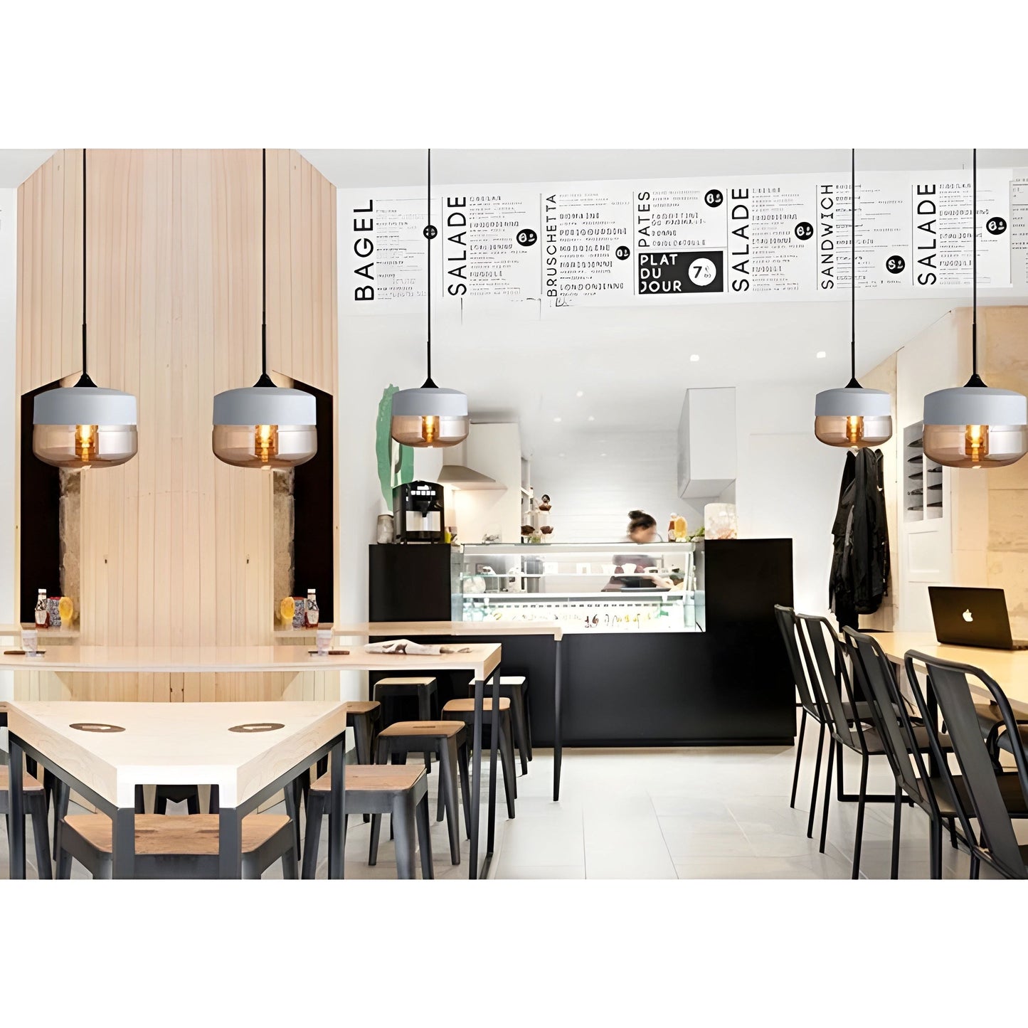 LED-Hänglampa i glas – Modern, skandinavisk design för stiliga vardagsrum