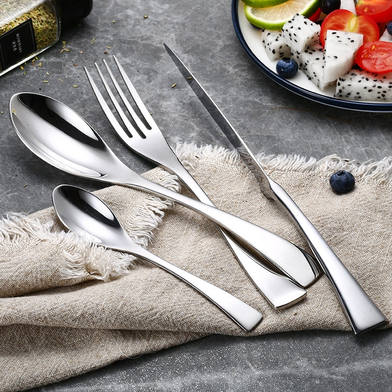 Jet Silver Bestickset – Modern Design i 18/10 Stål